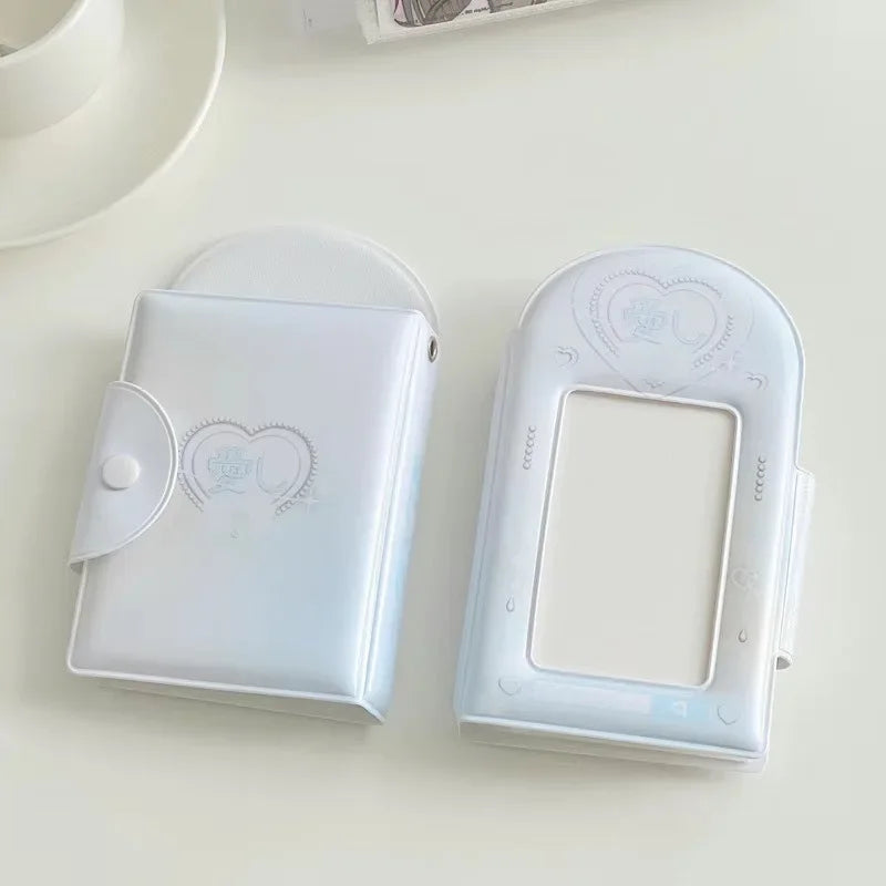 3 Inch 32 Slots Photo Album Collector Book Photocard Holder Card Holder Sweet Square Hollow INS Cartoon Album Cards Binder