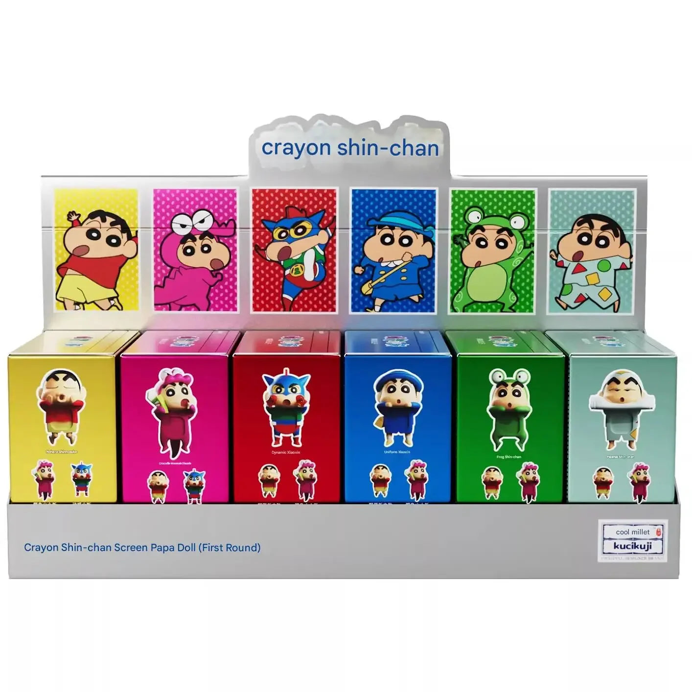 New Crayon Shin-Chan Blind Box Animation Figurine Hippers Mobile Phone Car Decoration Figurine Pendant Gift Anime Periphera Gift