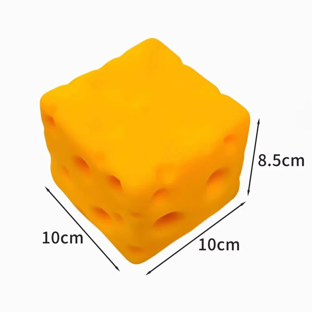 5CM Cheese Squeeze Toy Extra Large Size Cheese Squishy Fidget Toys Slow Rebound Shapeable Venting Ball for Adults Gifts 2026 New