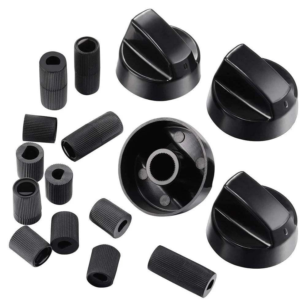 Control Knobs With Adapters Versatile Control Knobs Set Knobs & 12 PCS Adapters For Stoves & Ovens Control Knob