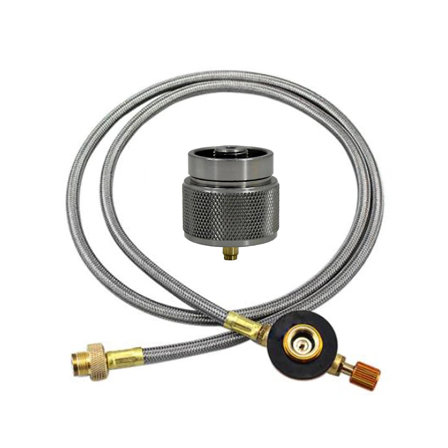 Outdoor Camping Gas Tank Inflation Connection Pipe Extension Line 1M Flat Gas Tank Connection Extension Line
