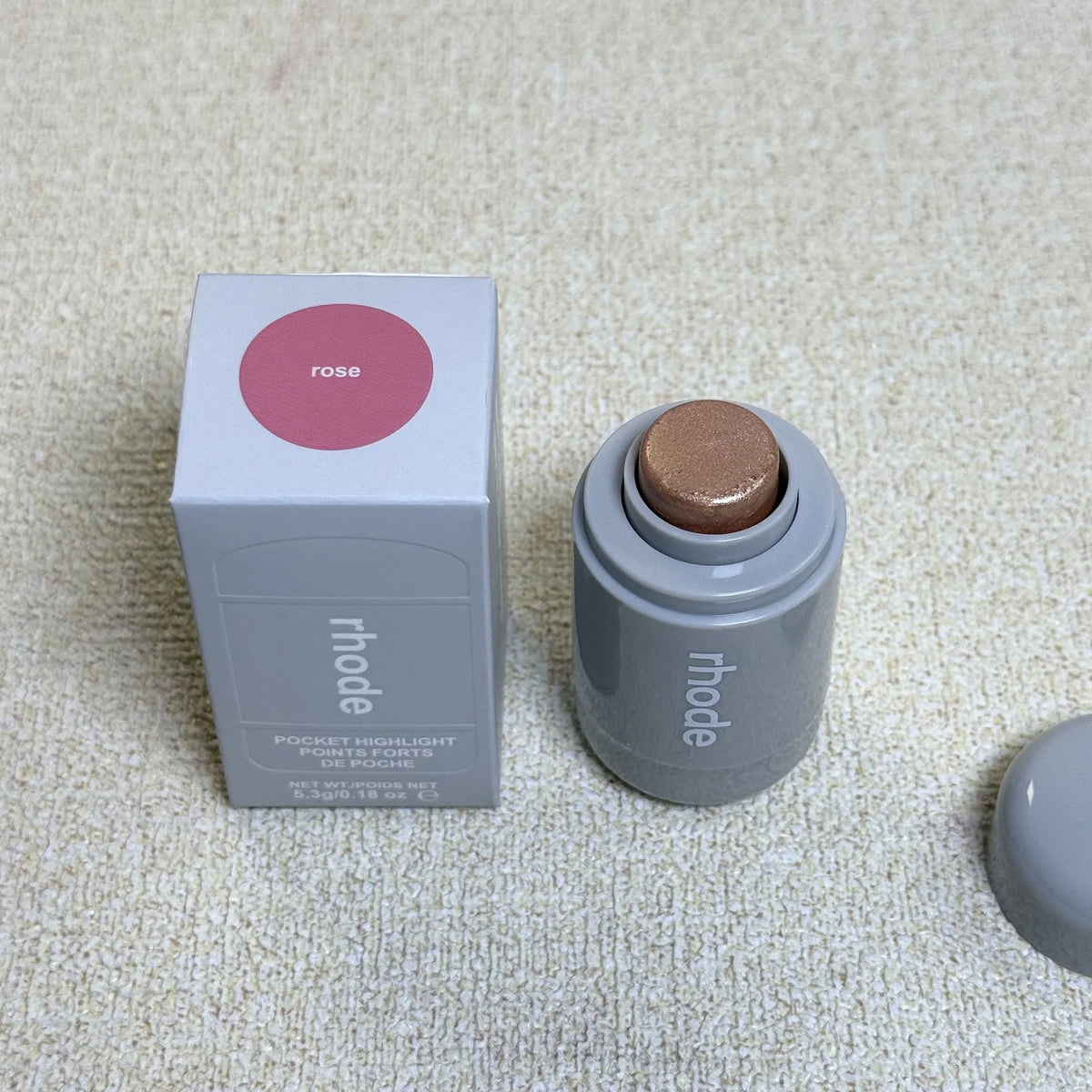 Rhode Highlight Stick Shiny Fine Glossy Cheekbones Four Colors Cheeks Brightening Bronzo Ssunlight Pearl Rose Lip Stick Makeup