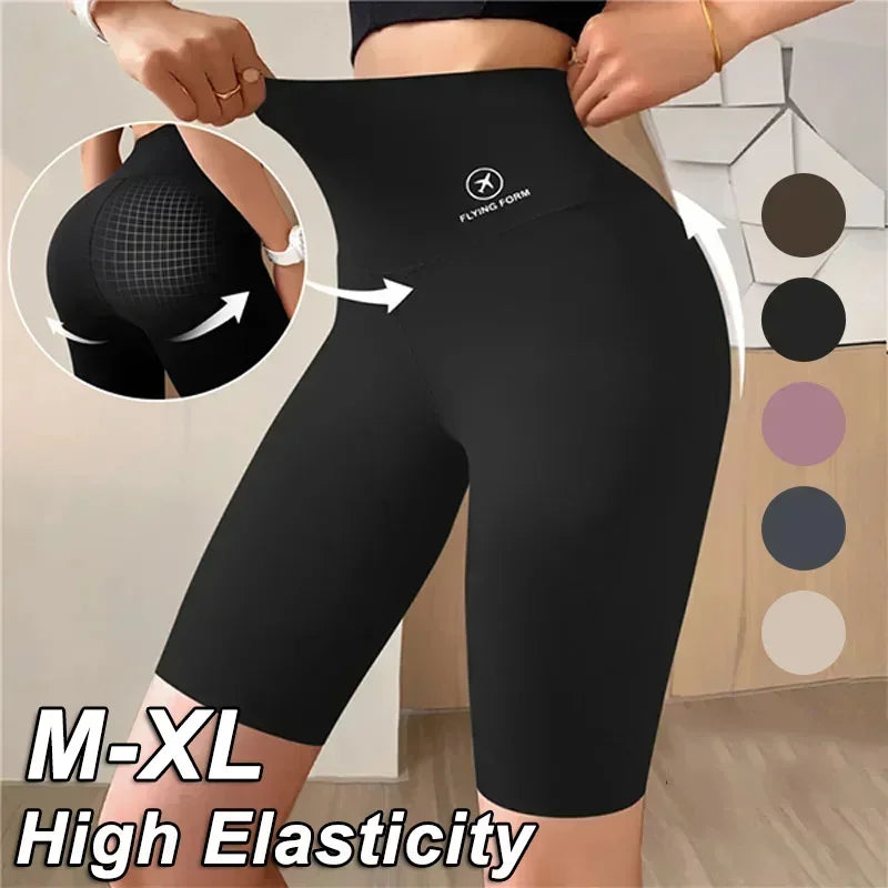 M-XL pantalones cortos deportivos para mujer, nuevos pantalones cortos para ciclismo, trotar, Fitness, cintura alta, Pues cortos