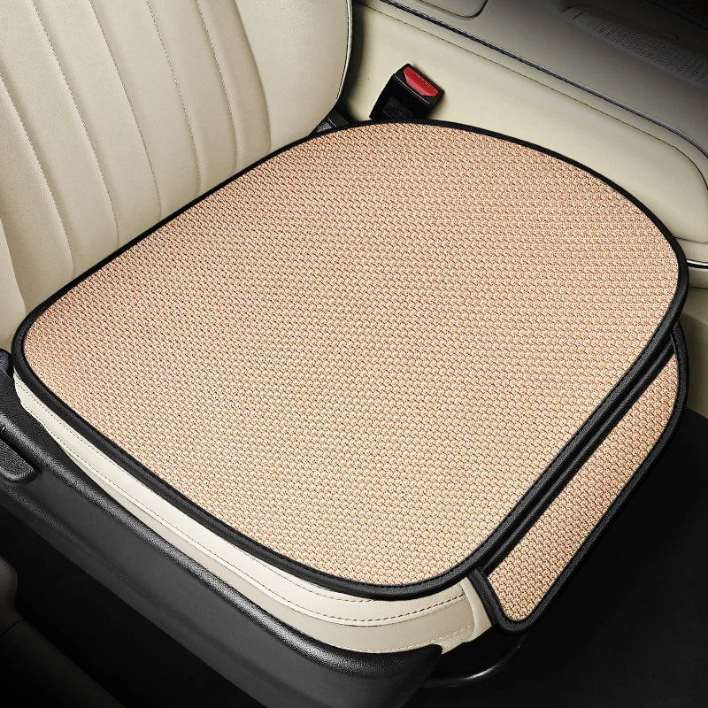 Breathable Ice Silk Car Seat Cushion Non-slip and Wear-resistant Car Seat Cover, Square / Long / 3-Piece Set Available