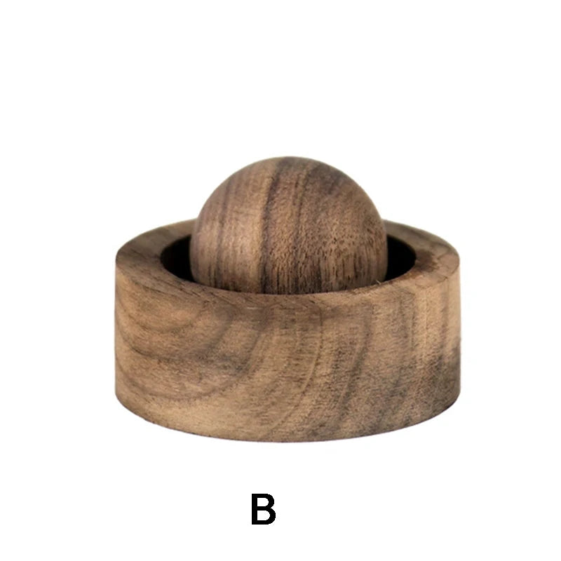 Wood Car Essential Oil Diffuser Wooden Aromatherapy Round Essential Oils Diffuser Set for Home Office Bedroom Car