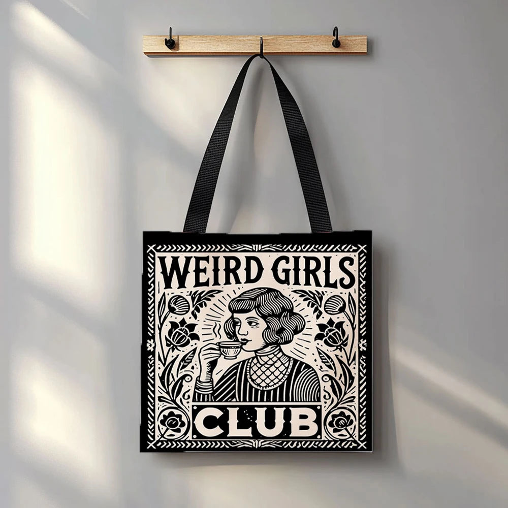 1 Pc Weird Girls Club Tote Bag, Girls Club Gifts, Girls Squad, Girls Crew, Girls Weekend, Gift For Hot Girls, Gift For Her, Bes