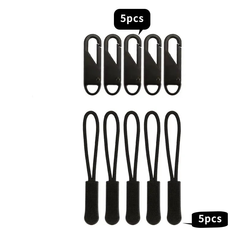 10/20Pcs Replacement Zipper Pulls Cord Extender for Backpacks Jackets Luggage Purses Handbags