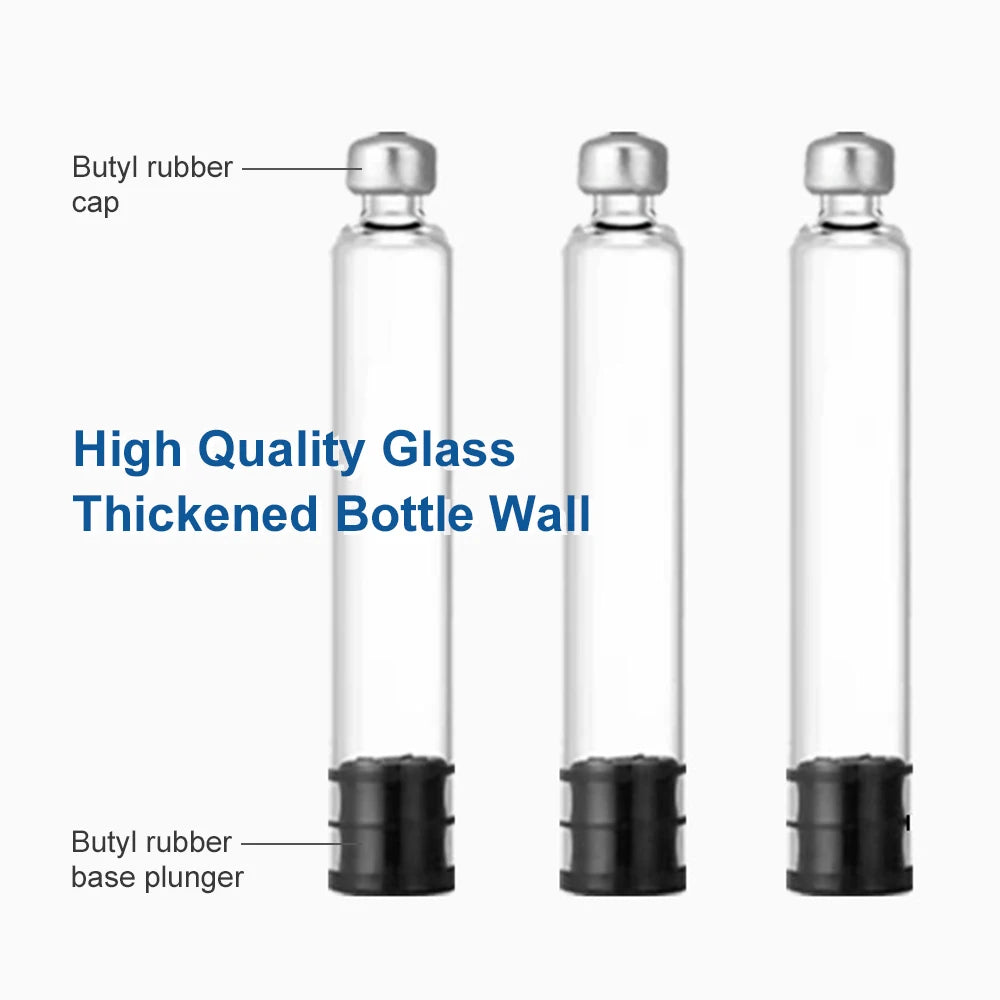 10/20/50/100Pcs Sterile Insulin Cartridges 3ml Cassette Bottle for Insulin Injection Pen Individual Packaging Medical Aesthetics