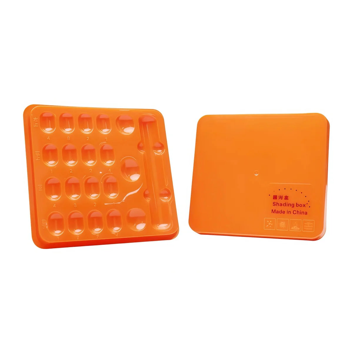 4/8/20 Holes Dental Veneer Storage Box Teeth Whitening Shade Organizer Denture Retainer Molar Case Professional Dental Tool