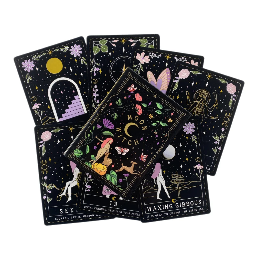 Prism Oracle Cards Fortune Telling Divination Deck English Vision Edition Tarot Board Playing Game For Party