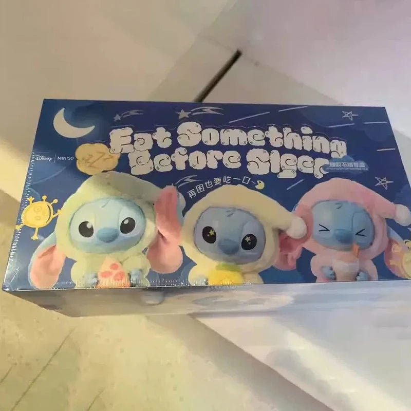 Official Stitch cartoon, so sleepy but still takes a bite / Street GENZ series blind box kids' collectible toy Christmas gift