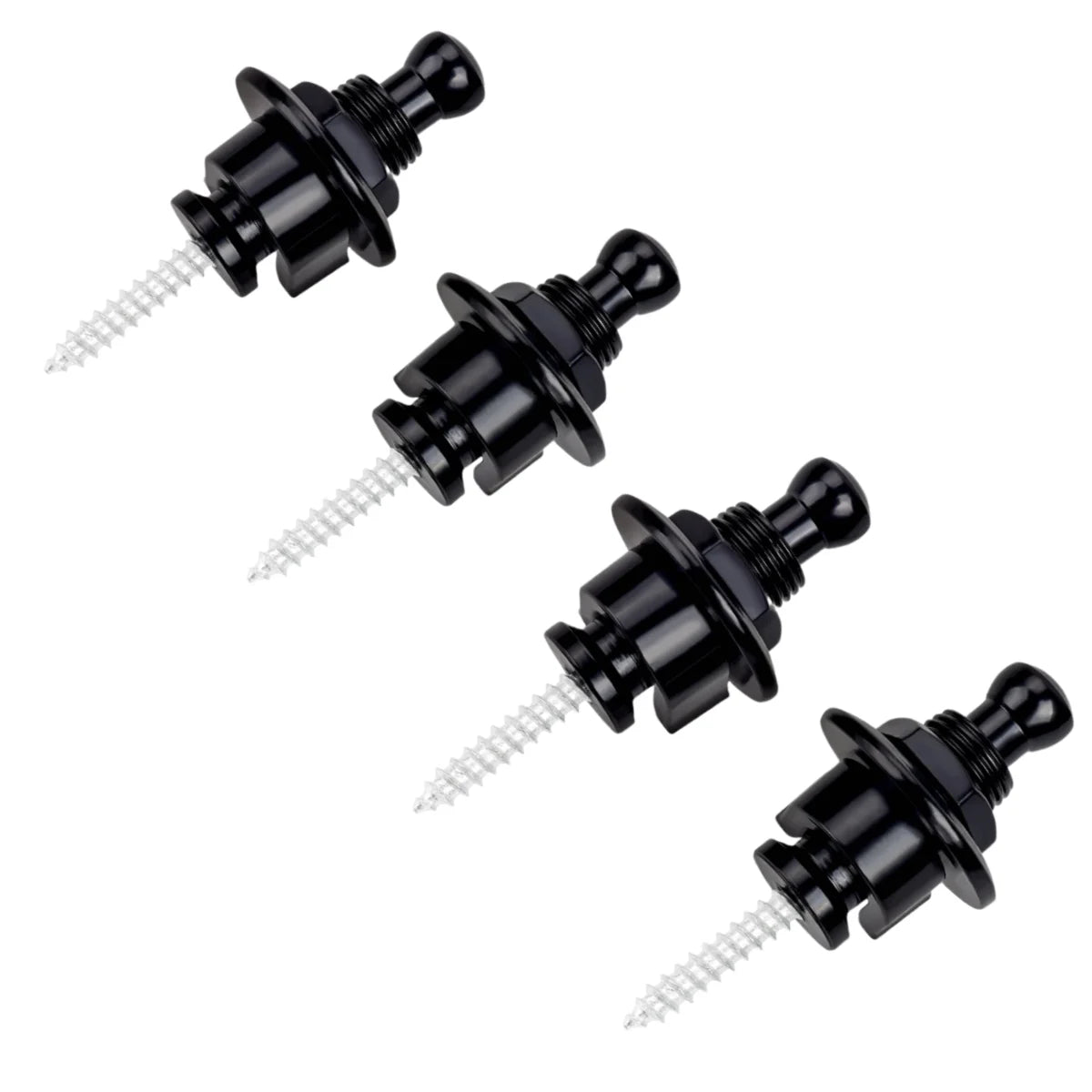 Guitar Strap Buttons Pins 1\2\4PCS 3 Color For Choose Premium Guitar Strap Locks Metal Security Strap Buttons Metal End Pins