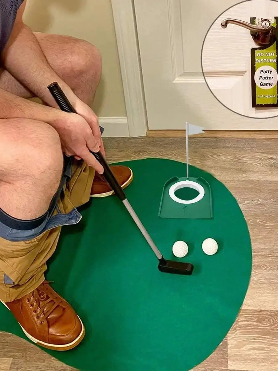 Indoor Golf Putting Trainer With Hole Flag Putter Green Practice Aid Home Yard Outdoor Training Aid Adjustable Hole