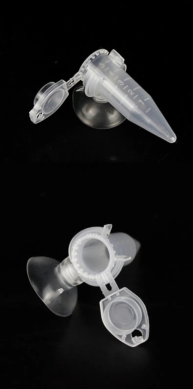 Automatic Fish Feeder Cone Shrimp Egg Worm Funnel Cup Feeding Tool Ring Ornamental Tank Aquarium Accessories With Suction