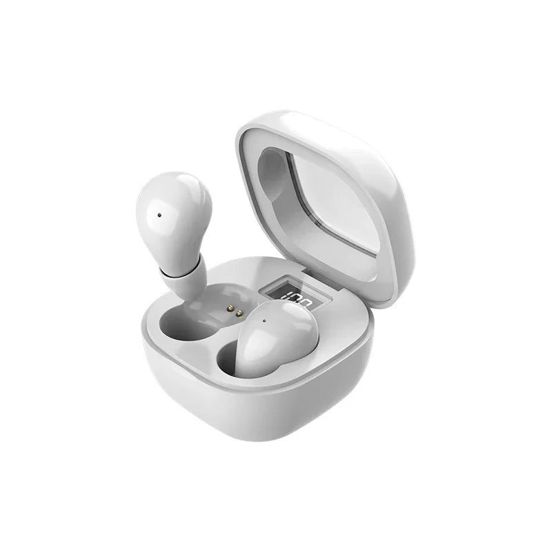 Mini Headphones Invisible Bluetooth 5.3 Earphones TWS Wireless in-ear Headsets HIFI Stereo Noise Reduction Earbuds For iPhone