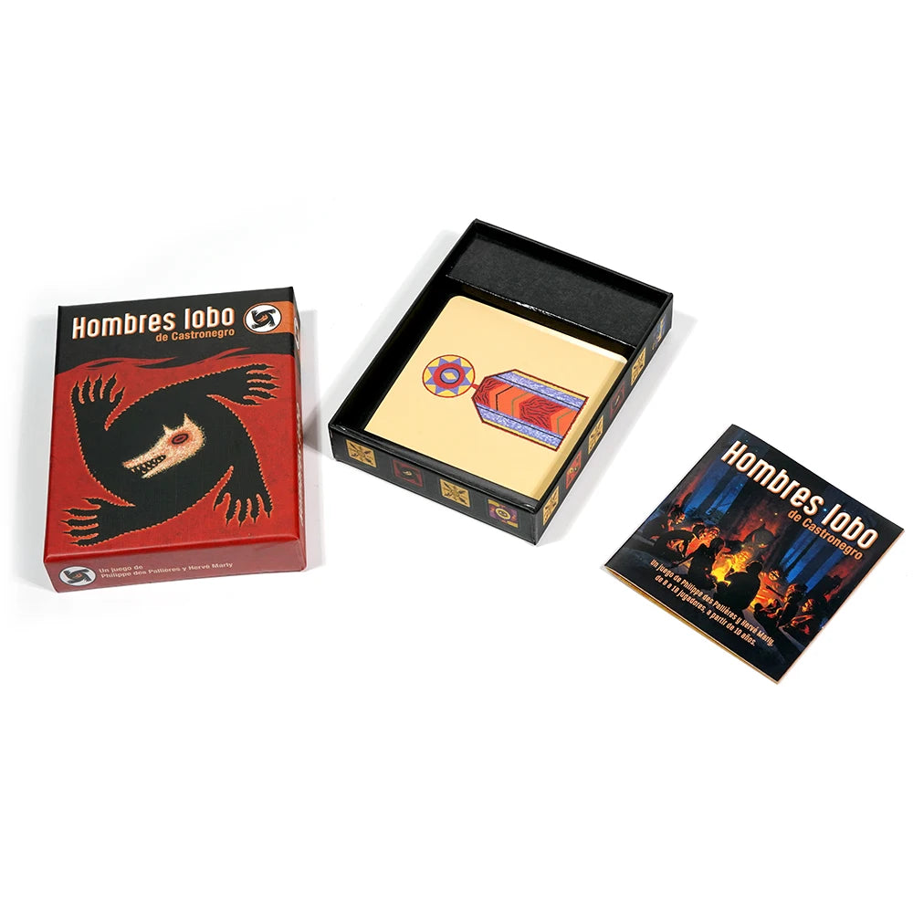 Strategic Werewolf Card Game Social Deduction Party Game Hidden Roles Bluffing Team Battle Fast Fun Family Game Night Travel