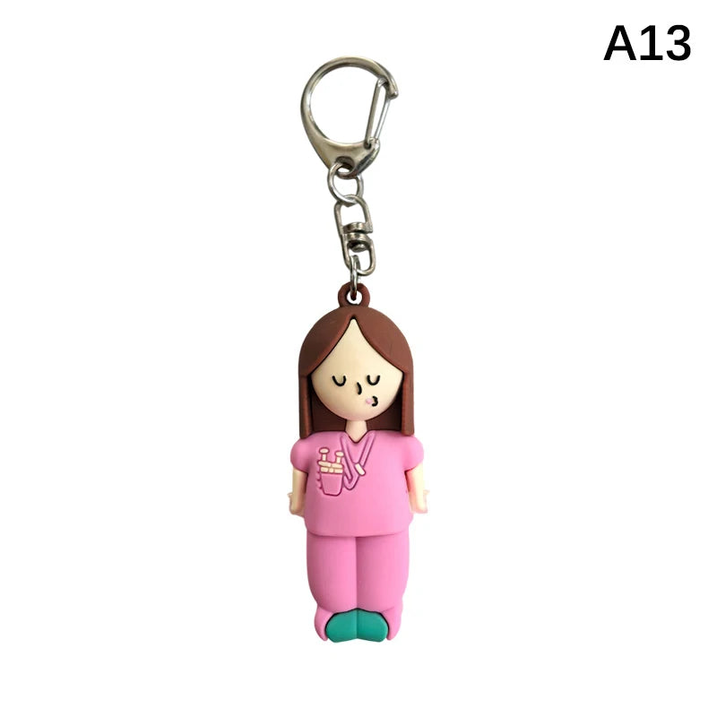 New Syringe-Shaped Ampoule Bottle Opener Keychain Rubber Cutter Aid Medication Vial Breaker Tool For Home Nurses And Doctors