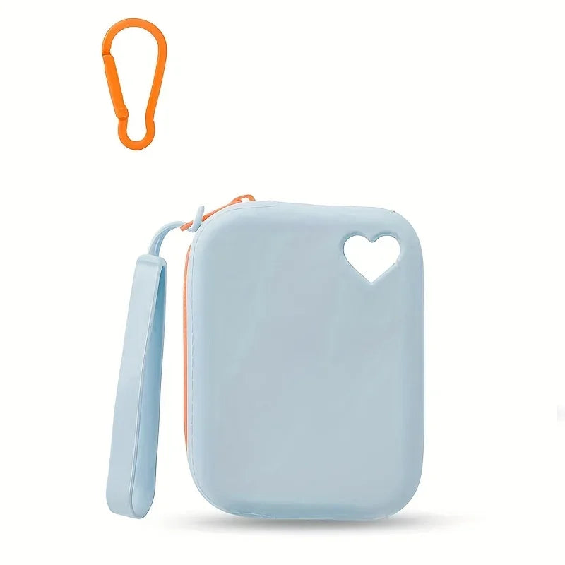 1pc Silicone Dog Treat Bag Pet Snack Bag Travel Portable Training Pet Walking Bag pet accessories