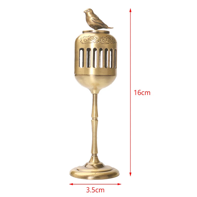 Magpie Hollow Lamp Sandalwood Fragrance Censer Smoking Backflow Incense Holder Tea House Ornaments Study Room Home Decor
