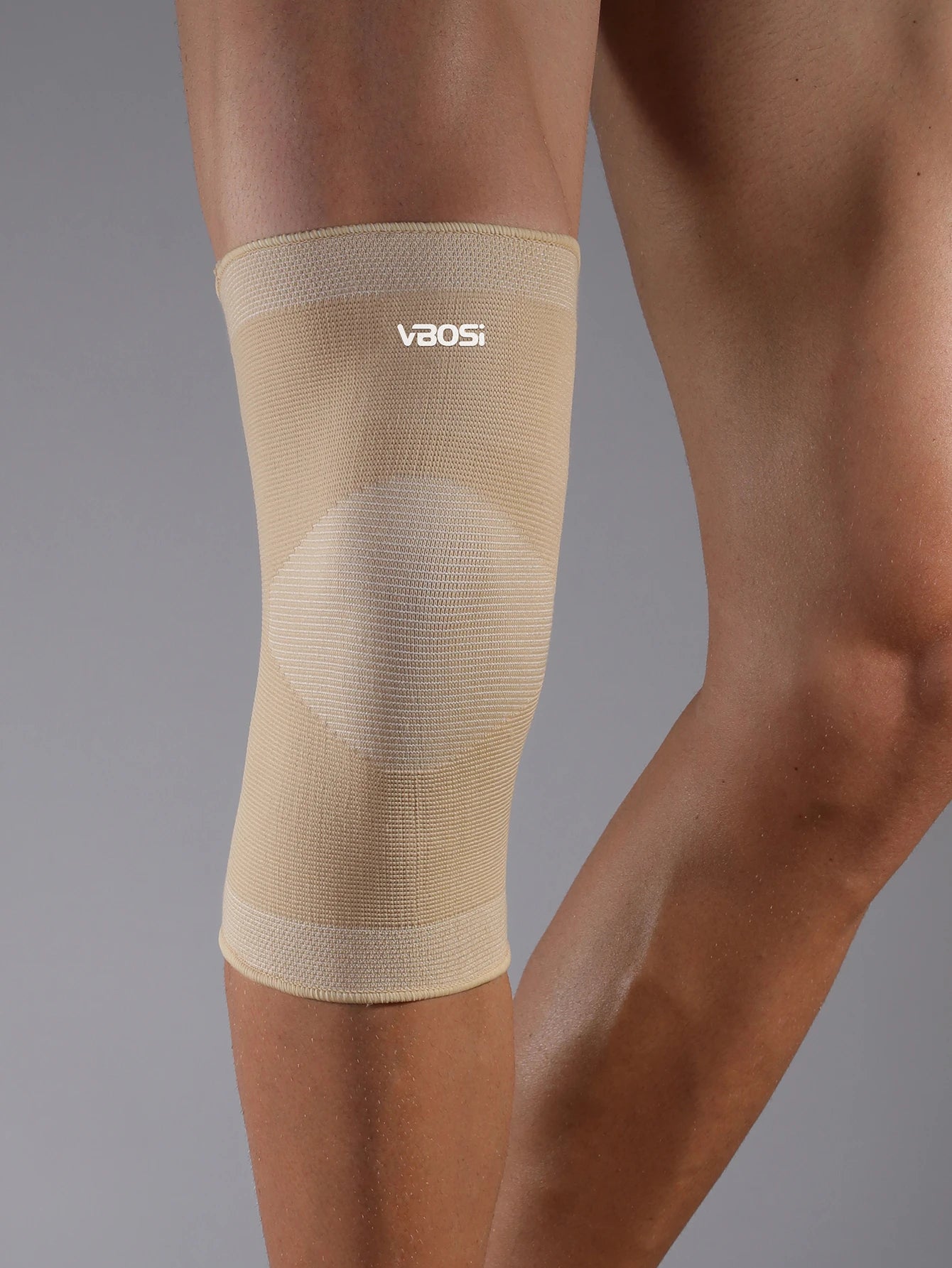 VBOSi 1pc Elastic Breathable Knee Support Sleeve for Cycling Running and Daily Use