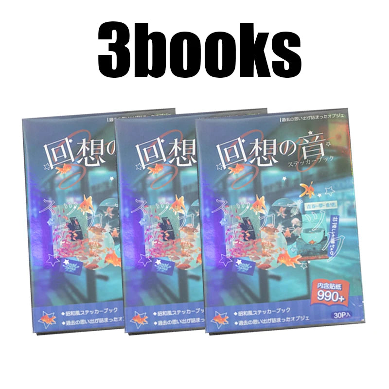 Mr. Paper 30/60/90pcs Retrospective Voice Cut Film Sticker Book Creative Handbook DIY Scrapbook Notebook Mugs Dairy Laptop Card