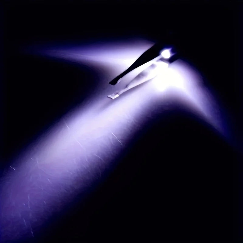 1/2pcs Upgraded LED Light Brow Tweezers Tool with Intelligent Design for Perfect Eyebrow Shaping and Fake Lash Application