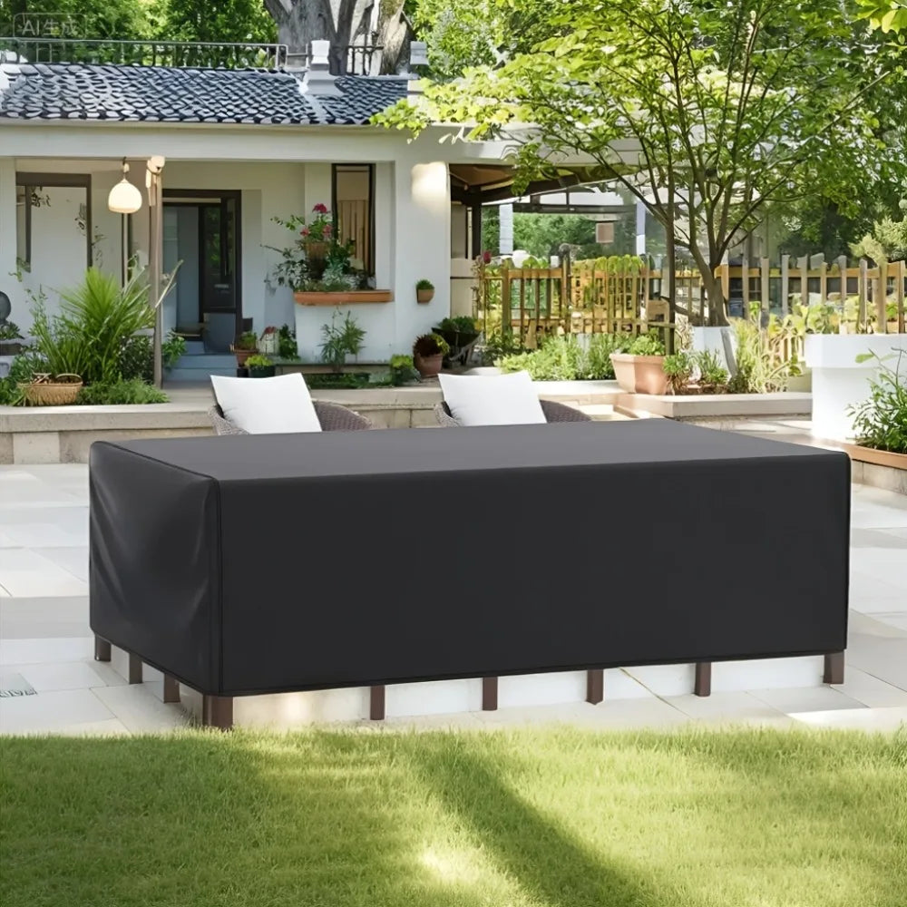 218 Sizes of Patio Furniture Covers, Table and Chair Covers, Waterproof, Dustproof, UV-proof 210D Oxford Cloth Protective Cover