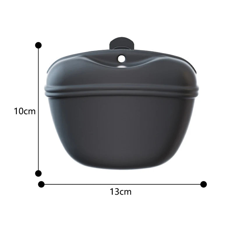 Pet Feeding Bag Outdoor Training Dog Food Pocket Portable Silicone Pet Snack Pouch Outdoor Walking Dog Hanging Style Waistpack