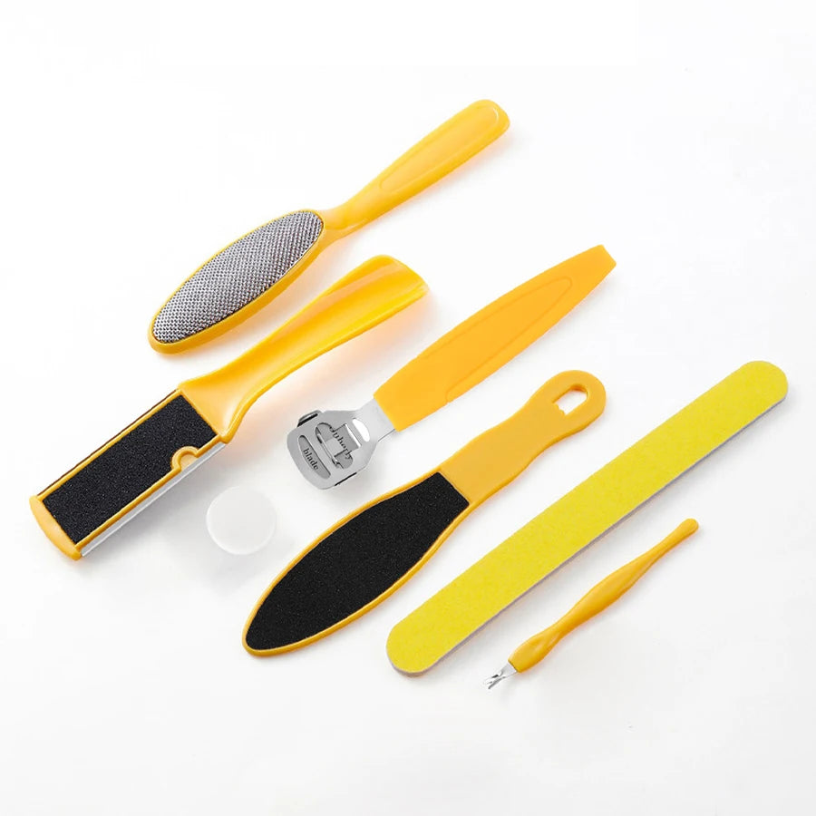 Professional Pedicure Tool Set, Stainless Steel Foot Care Kit, Dead Skin Remover, Pedicure Kit, Foot File Kit, Foot Healing Tissue Remover