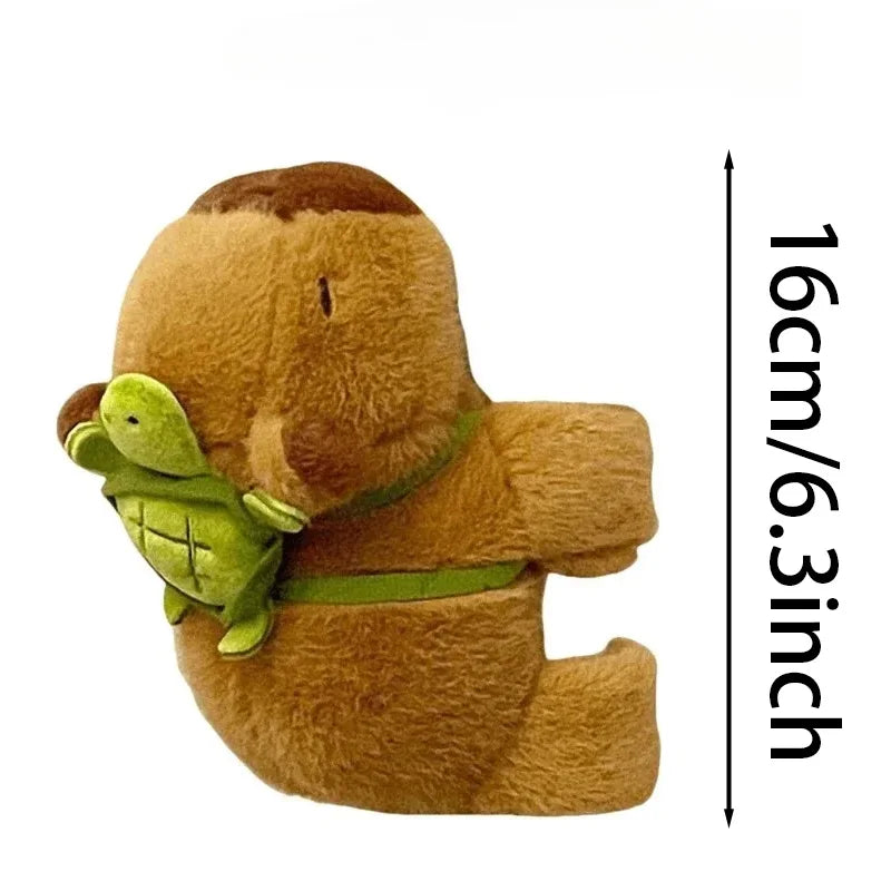 Capybara Clap Circle Toys Capybara Plush Hand Ring Wristband Kawaii Stuffed Animal Doll Curtains Bicycle Party Decor Kids Gift