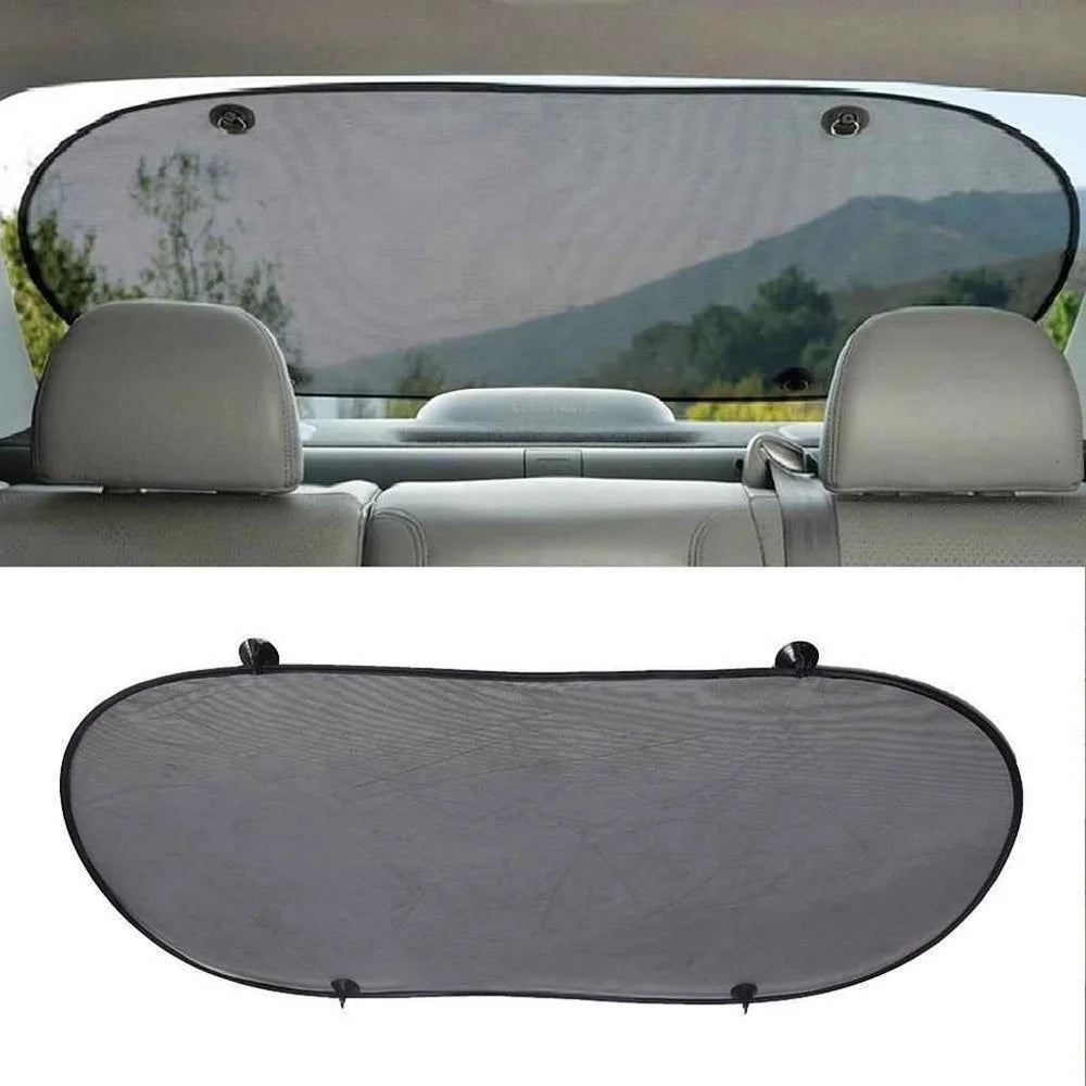 1pc/2pcs Sun Shade Vehicle Shield Visor Protection Back Car Window Shade Mesh Sunshade Screen Heat Insulation UV Protection