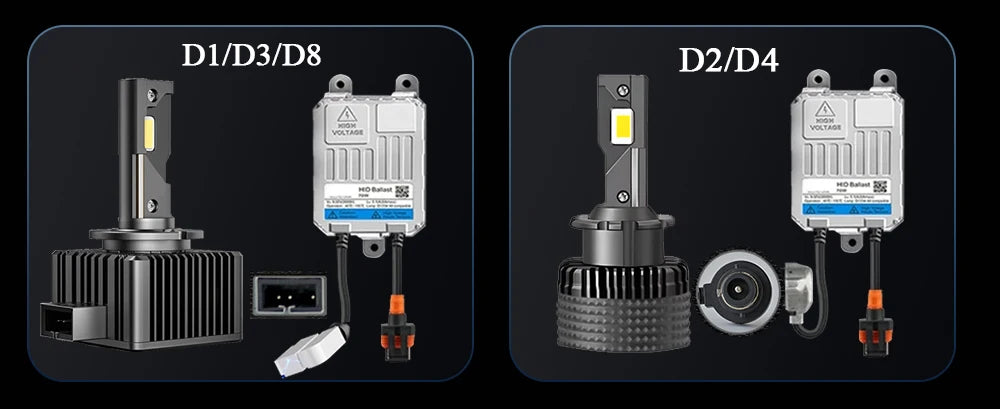 D1S D3S LED Canbus Headlight Bulb D4S D2S D8S D1R D2R D3R Xenon High Power Turbo Led Lights for Car Ultra Powerful Auto Headlamp