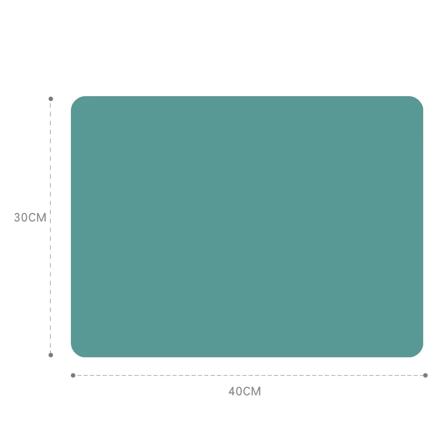 40cmTableware Mat Food Grade Silicone Waterproof Mat Non Slip Heat Resistant Desktop Protection Mat Multi Purpose MatWashableMat