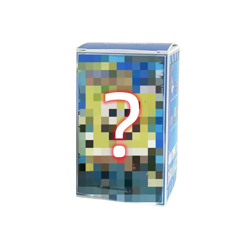 Spongebob Patrick Star Squidward Tentacles Delicious Crab Burger Anime Figure Collection Model Doll Blind Box Toys Children Gift