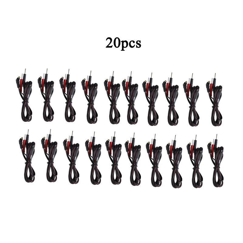 Electrode Lead Wires TENS Conductive Standard Pin for Ems Massage Electrode Pad Standard Pin Digital Tens Machine Health Care