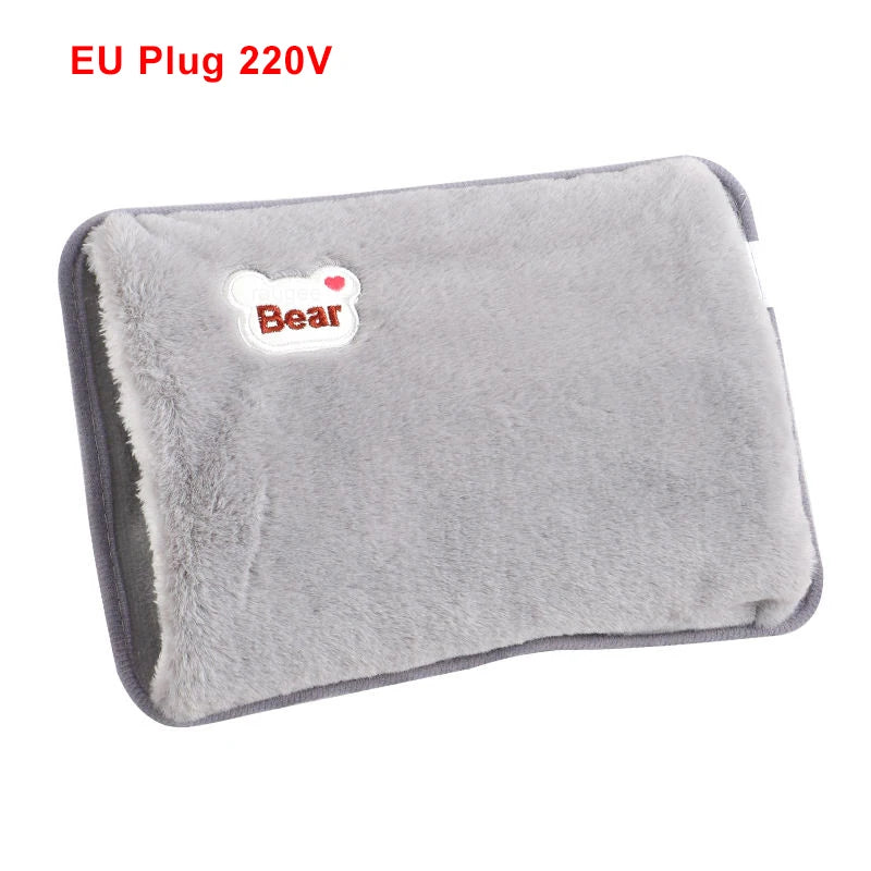 Electric Hot Water Bag Winter Portable Soft Electric Hand Warmer Rechargeable Reusable Explosion-Proof Warming Hand Pillow