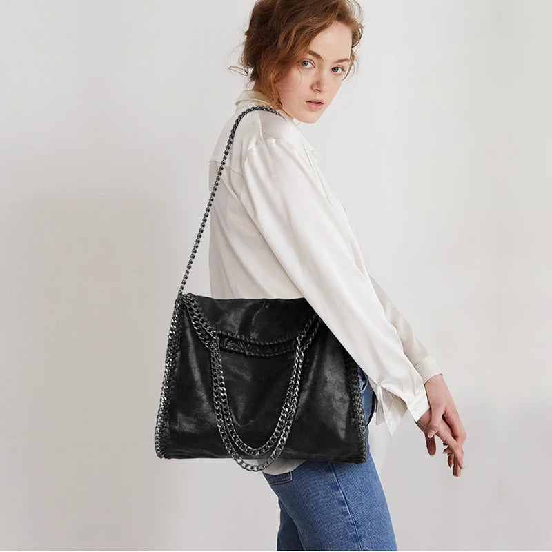 Women's Handbags Fashion Design Handbag Casual Pocket Women's Handbag Portable Chain Large Shoulder Crossbody Bag Birthday Gift