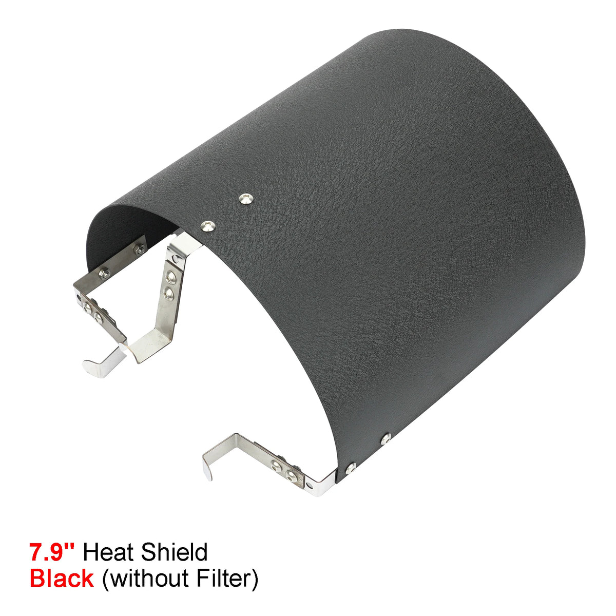 Car Cold Air Intake Filter with Stainless Steel Protective Heat Shield Cover Adjustable Universal High Flow Sport Air Filters