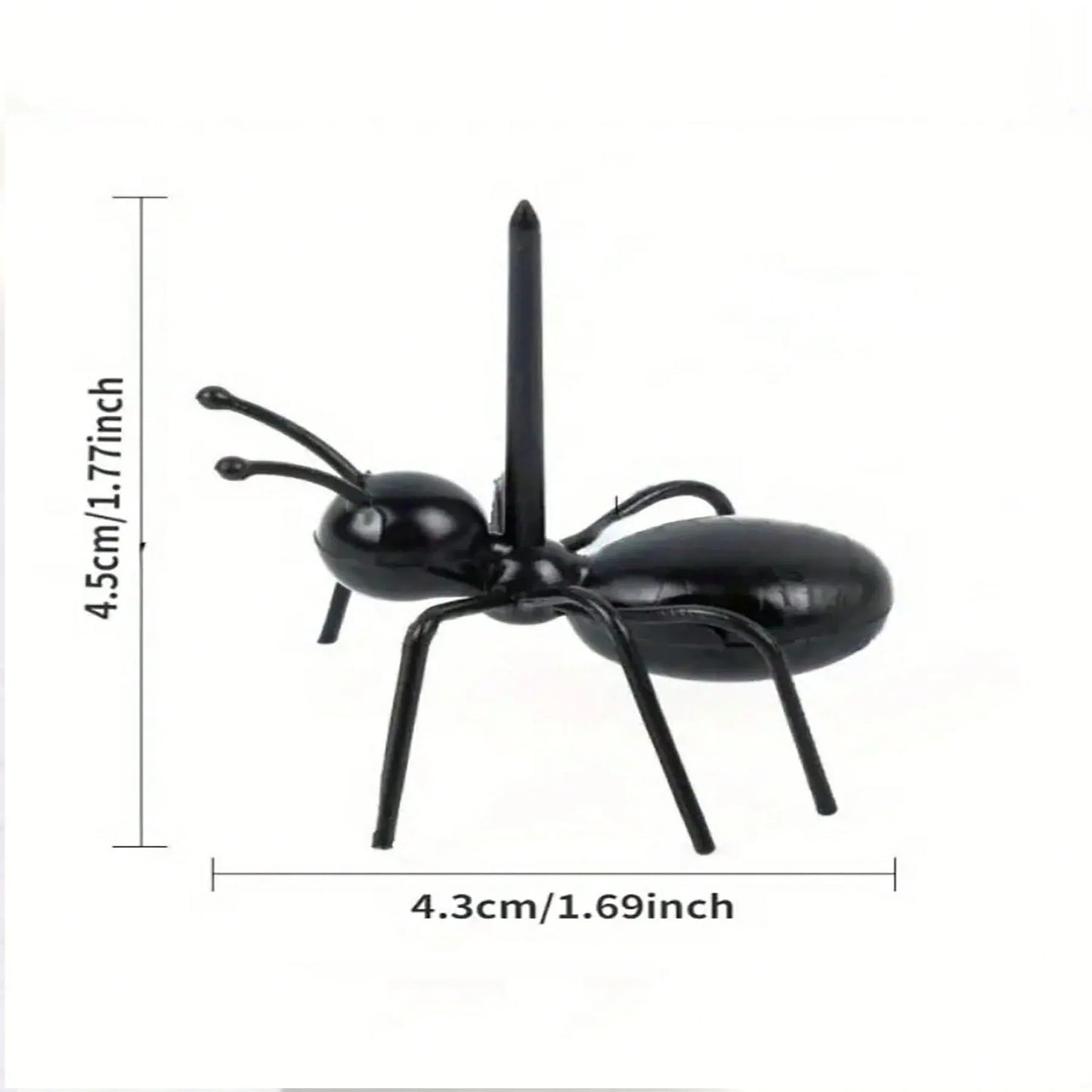 12pcs Halloween Creative Ant Fruit Sticks, Fruit Forks, Reusable Food and Fruits, Halloween Party Decorations, Home Decor