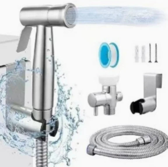 Household toilet companion, one in two out triangle valve, bathroom washer, high-pressure booster spray gun, water gun