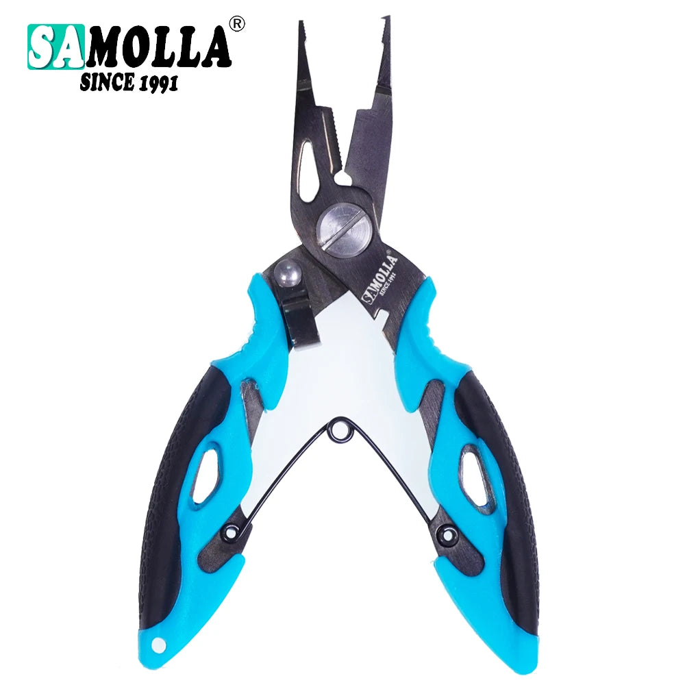 New Multifunctional Fishing Pliers Accessories 420 Stainless Steel Body Scissors Line Cutter Hooks Remover Outdoor Fishing Tools