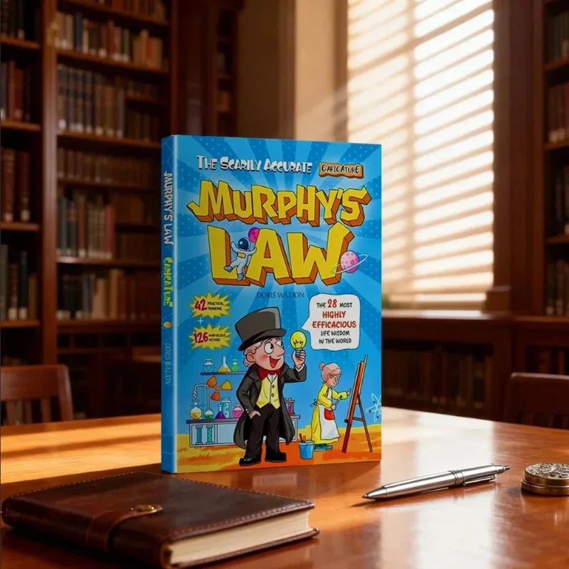 1/2 Books Set Murphy's Law & 100000 Whys Kids Science Humor Educational Storybooks English Early Reading Gifts for Children