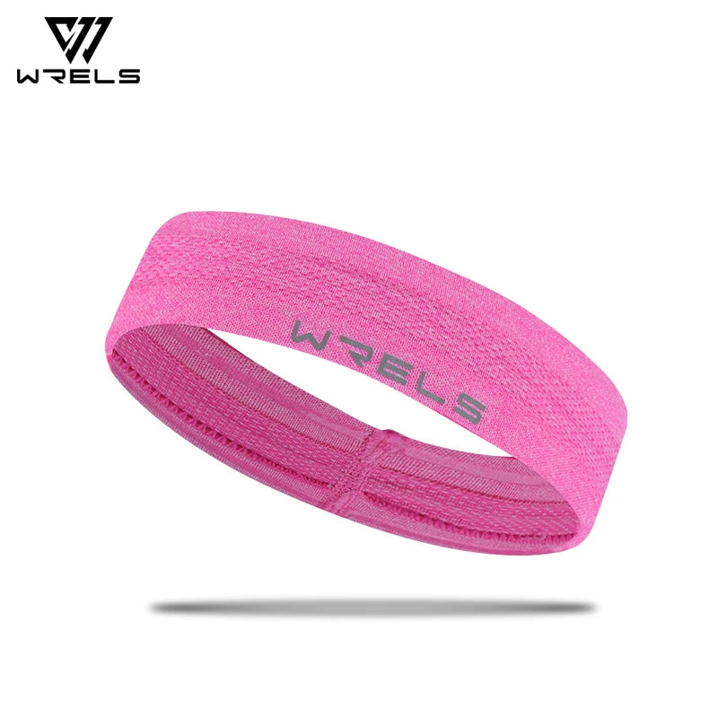 WRELS Headband Sport Band Elastic Non Slip Absorbent Sweatband Workout Running Basketball Gym Fitness Athletic Hair Band