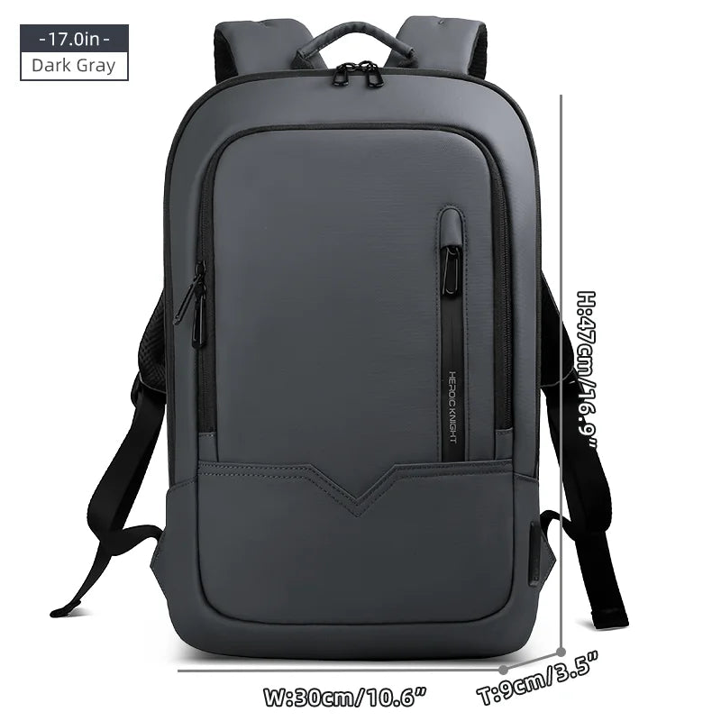 Heroic Knight Men's Daily Laptop Backpack Lightweight Minimalist Commute Office Daypack Women Waterproof Business Trip Schoolbag