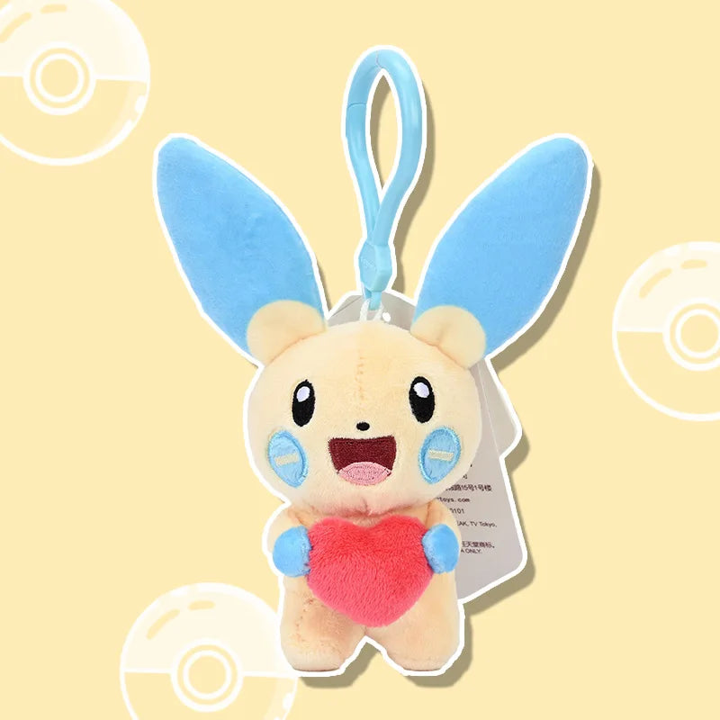 Pokemon Jigglypuff Charmander Gengar Squirtle Mimikyu Kawaii Plush Stuffed Toy Keychain Backpack Pendant Keyring Birthday Gifts