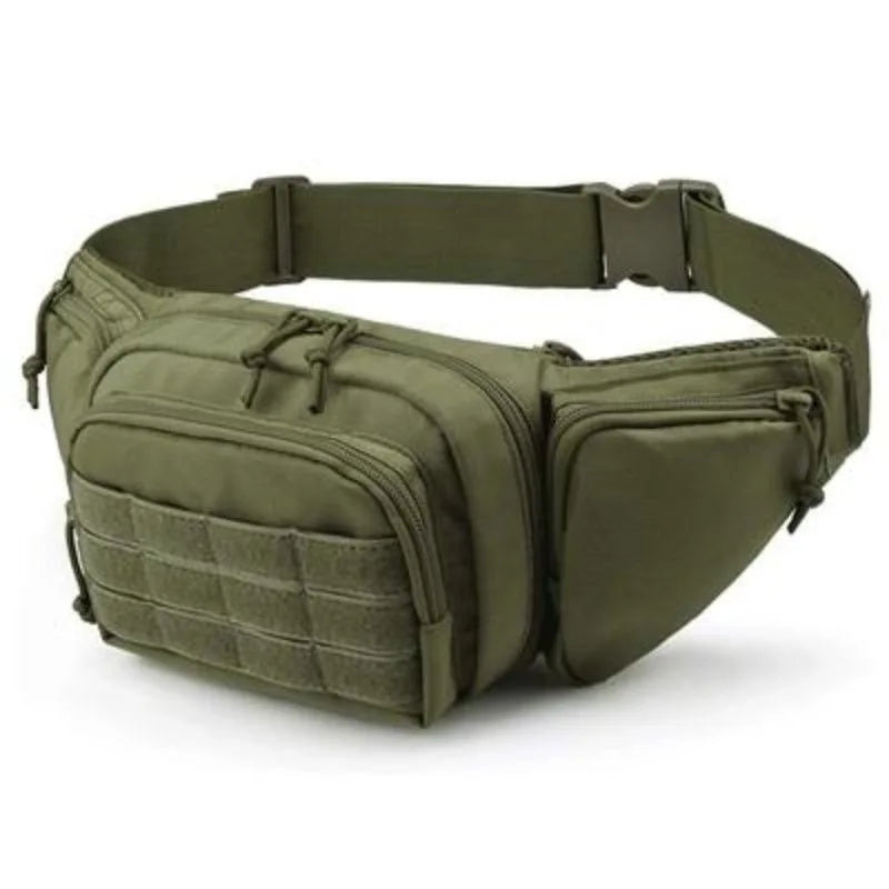 HOMEFISH Men Waist Fanny Pack Belt Bag Tactical Military Motorcycle Rider Sports Climb Camping Nylon Male Tool Sling Chest Hip