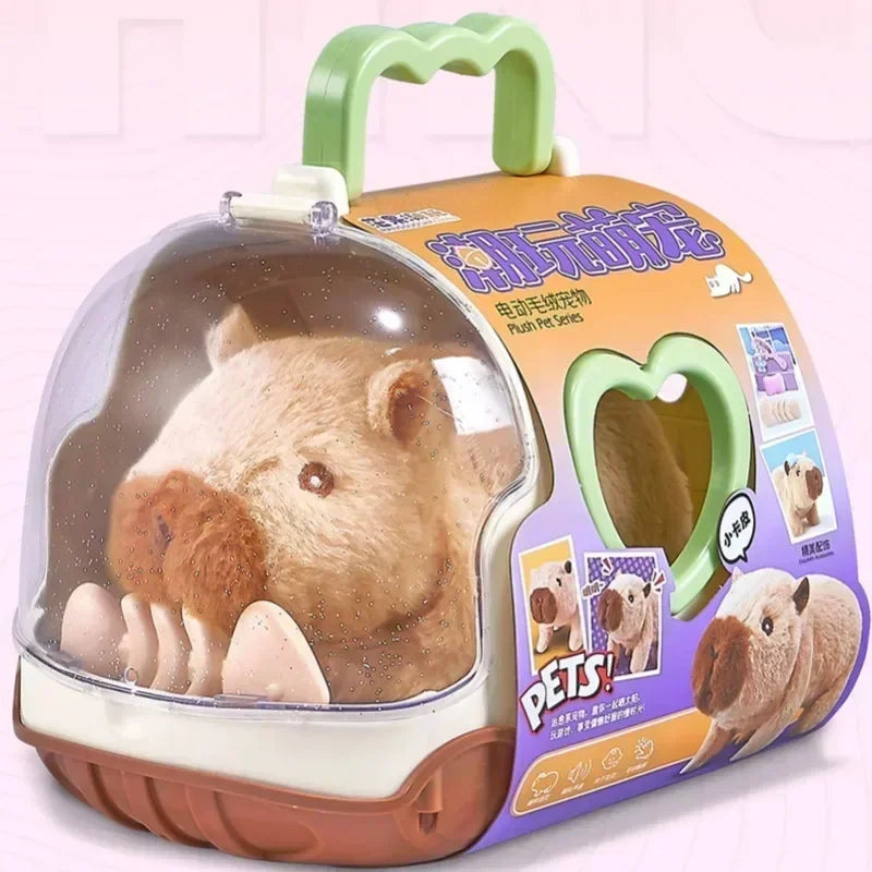 Electric Walking Doll Toy With Sound Children's Electric Plush Dolls Toy Animal Plush Figure Set Random Color