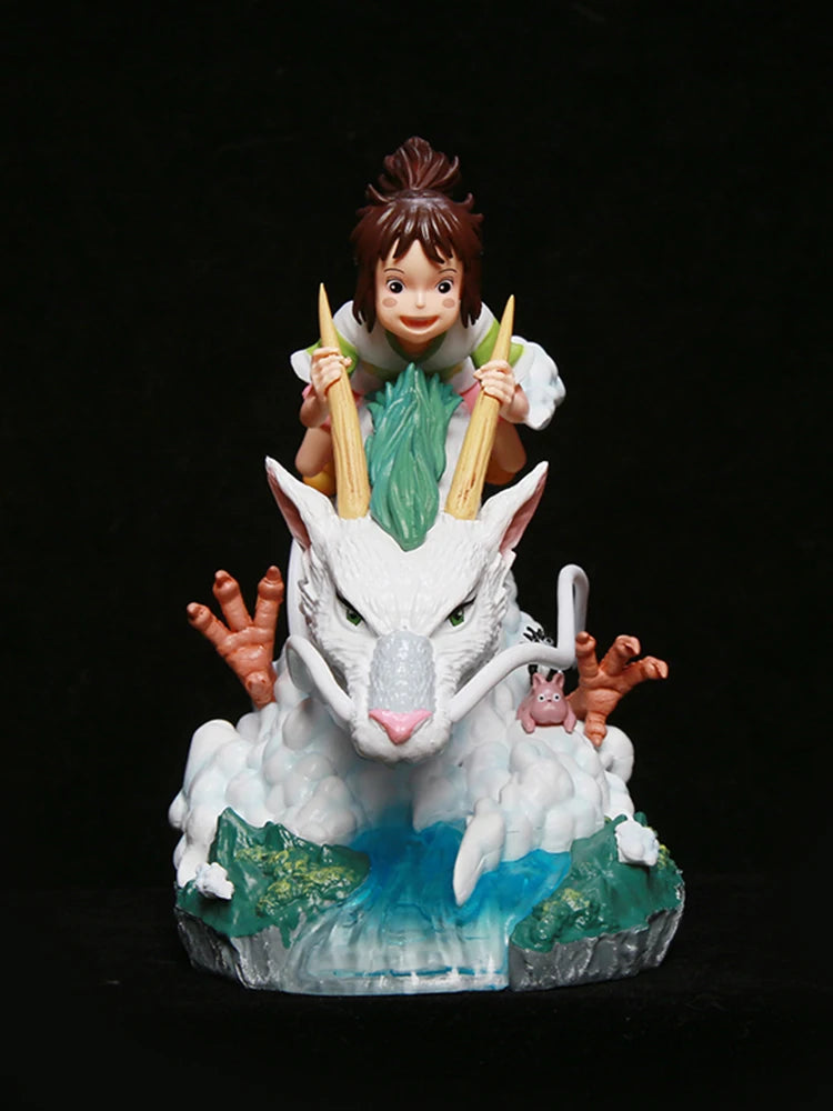 Anime Figure Ogino Chihiro And Nigihayami Kohakunushi Action Fiugre Pvc Model Doll Customized Collectible Decorate Toy Kids Gift