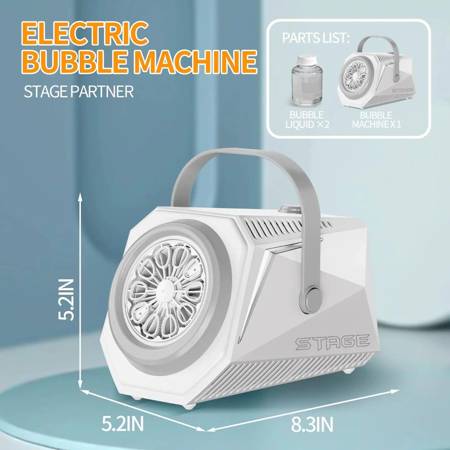 10 holes Bubble machine electric charging remote control squirt toy for outdoor garden party Create surprises bubble blower kids