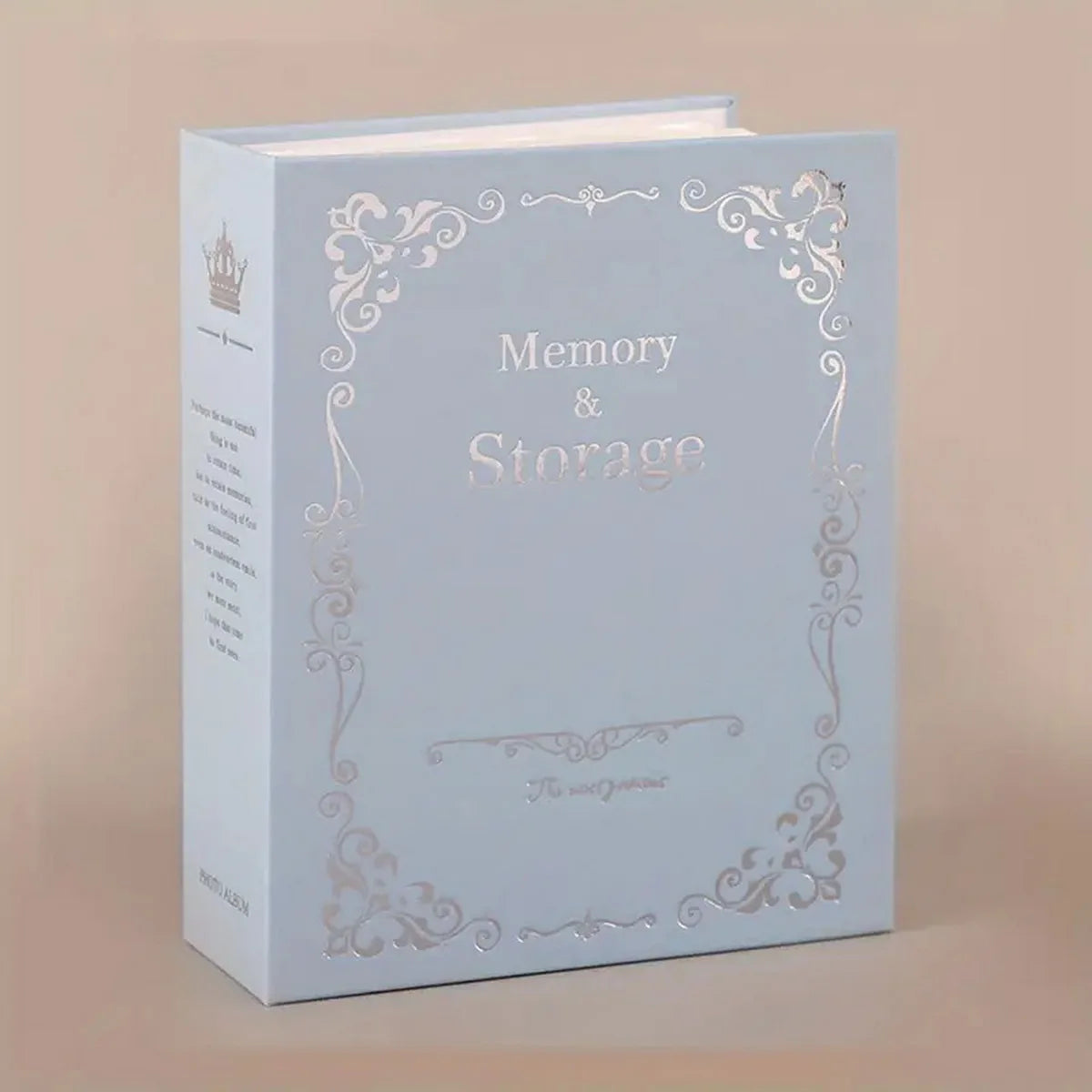 Vintage Photo Album 1 Page 2 Grids Can Hold 100 6-inch Photos Memory & Storage Exquisite Picture Box with Clip Art